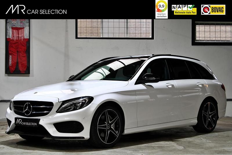Occasion Mercedes C180 Sport Edition 2018 Wit Stationwagen