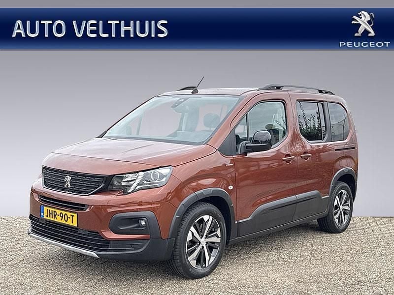 Bruin Gebruikt 2021 Peugeot Rifter GT-line MPV | € 29.950 (Eerlijke prijs) - Afbeelding 1/4