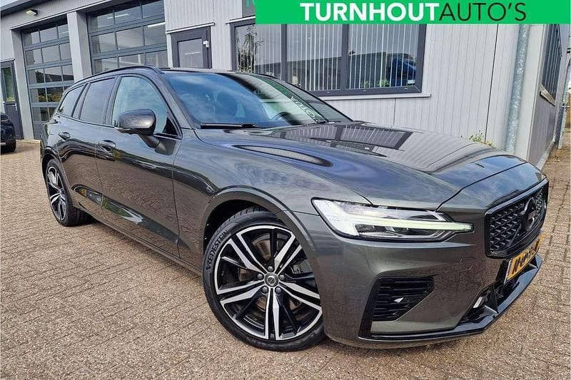Grijs Gebruikt 2021 Volvo V60 R-Design Stationwagen | € 32.725 (Duur) - Afbeelding 1/4