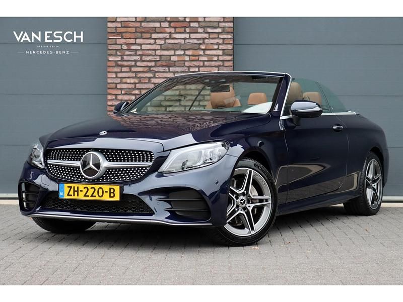 Blauw Gebruikt 2018 Mercedes C200 Premium Plus Cabriolet | € 38.500 (Duur) - Afbeelding 1/4