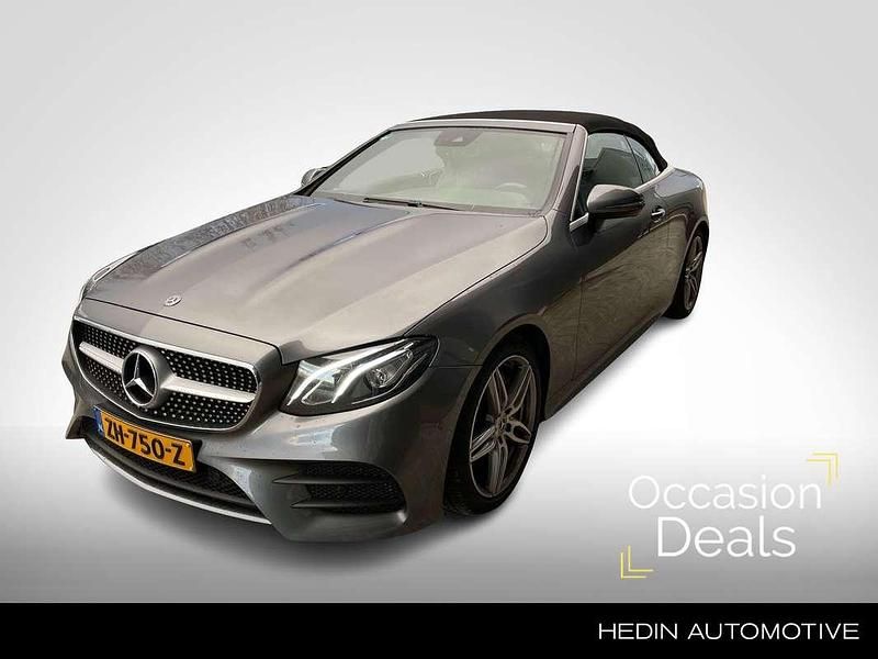 Grijs Occasion 2018 Mercedes E200 AMG line Cabriolet | € 34.900 (Eerlijke prijs) - Afbeelding 1/3
