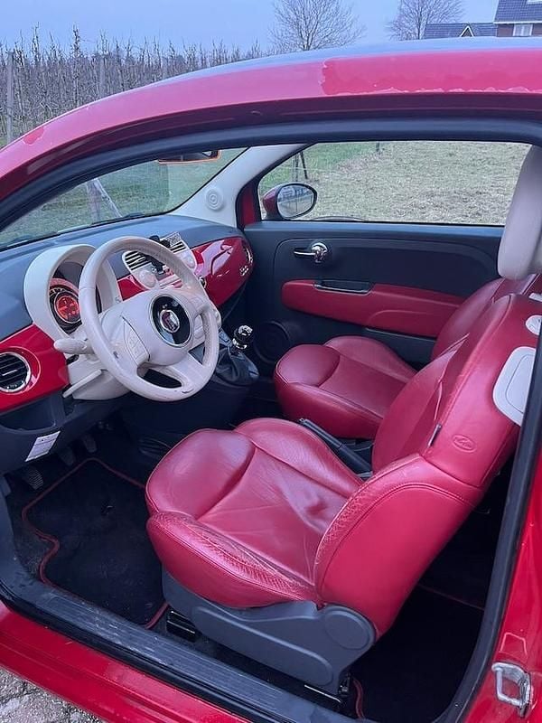 Occasion Fiat 500 Lounge 2008 Rood (mat) Hatchback