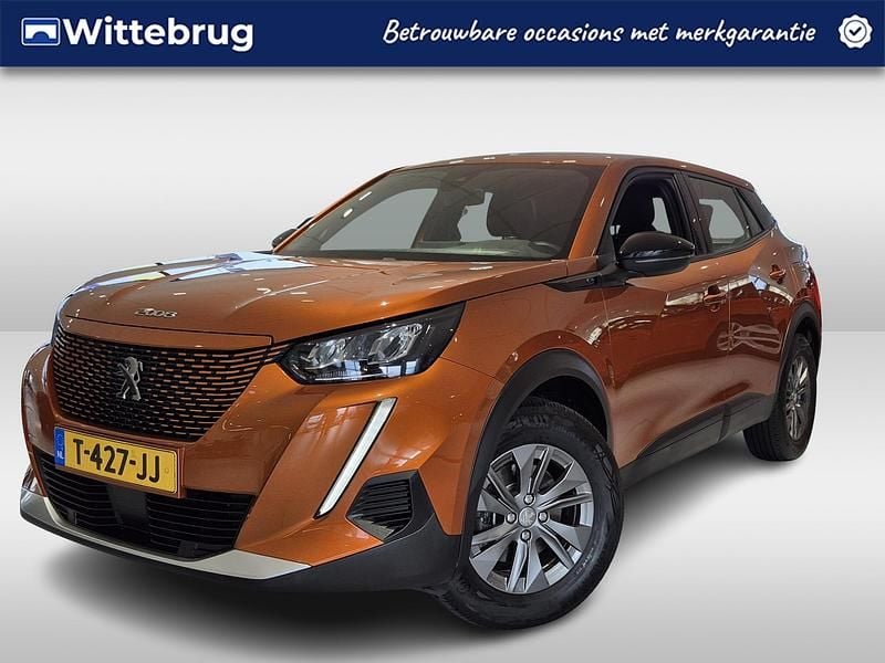 Oranje Gebruikt 2023 Peugeot e-2008 Active SUV | € 19.425 (Goede deal) - Afbeelding 1/4