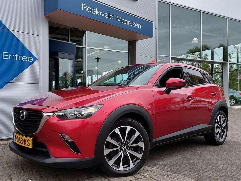 Rood Gebruikt 2021 Mazda CX-3 Sportive SUV | € 18.950 (Eerlijke prijs) - Afbeelding 1/3