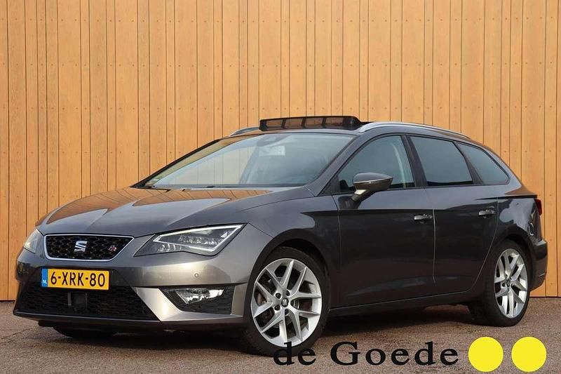 Grijs Gebruikt 2014 Seat Leon ST FR Stationwagen | € 6.940 (Eerlijke prijs) - Afbeelding 1/4