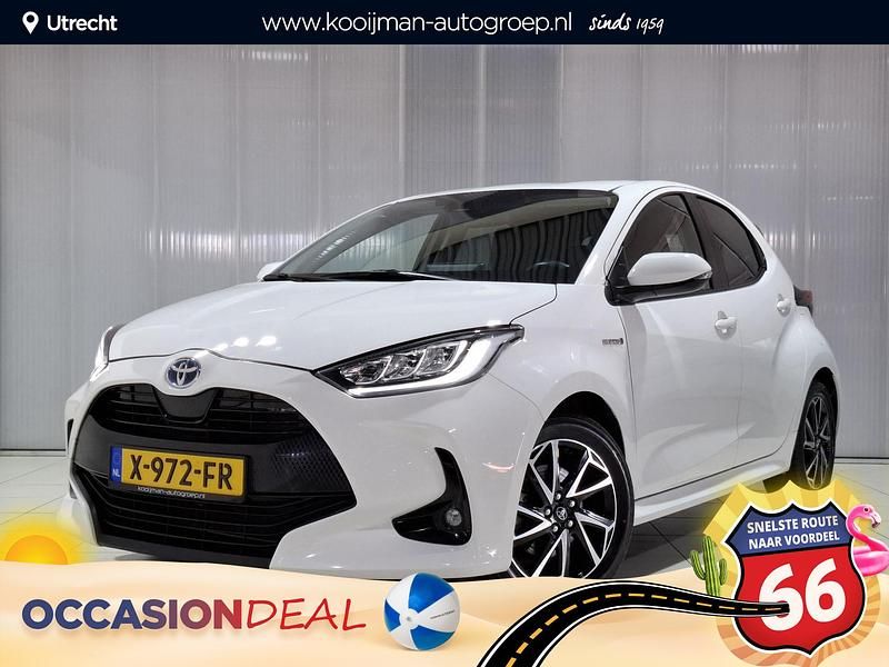 Wit Gebruikt 2021 Toyota Yaris Hybrid Style Hatchback | € 21.249 (Eerlijke prijs) - Afbeelding 1/4