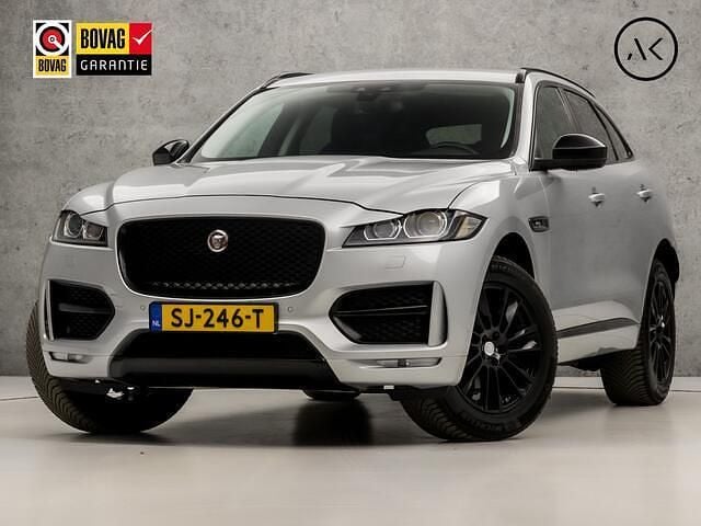 Grijs Occasion 2017 Jaguar F-Pace Portfolio SUV | € 17.945 (Eerlijke prijs) - Afbeelding 1/4