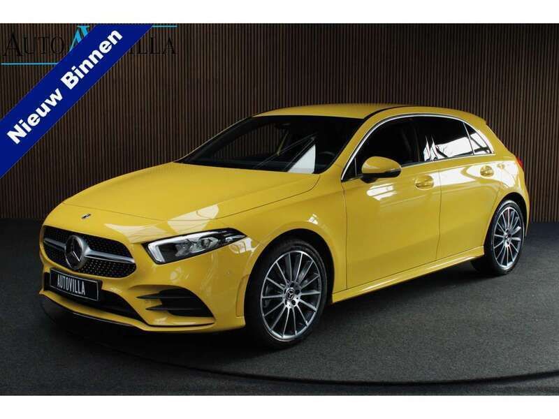Geel Gebruikt 2021 Mercedes A250 AMG line Hatchback | € 25.950 (Super prijs) - Afbeelding 1/4