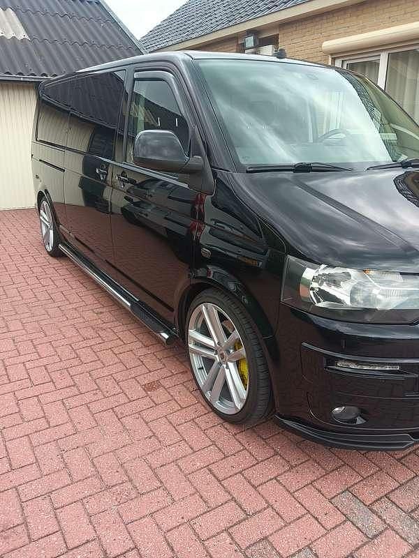 Zwart Gebruikt 2010 VW T5 Van | € 9.000 (Super prijs) - Afbeelding 1/4