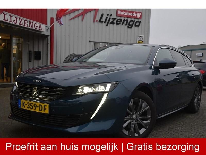 Blauw Gebruikt 2020 Peugeot 508 Allure Stationwagen | € 15.900 (Eerlijke prijs) - Afbeelding 1/4