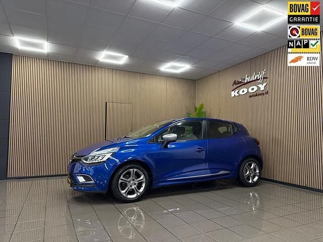 Blauw Occasion 2017 Renault Clio IV Intens Hatchback | € 8.975 (Eerlijke prijs) - Afbeelding 1/4
