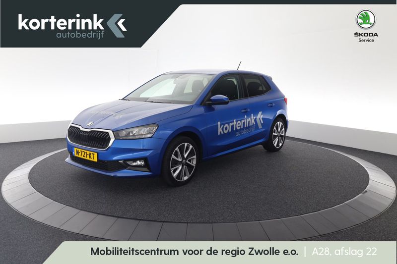 Blauw Gebruikt 2021 Skoda Fabia Ambition Hatchback | € 22.950 - Afbeelding 1/4