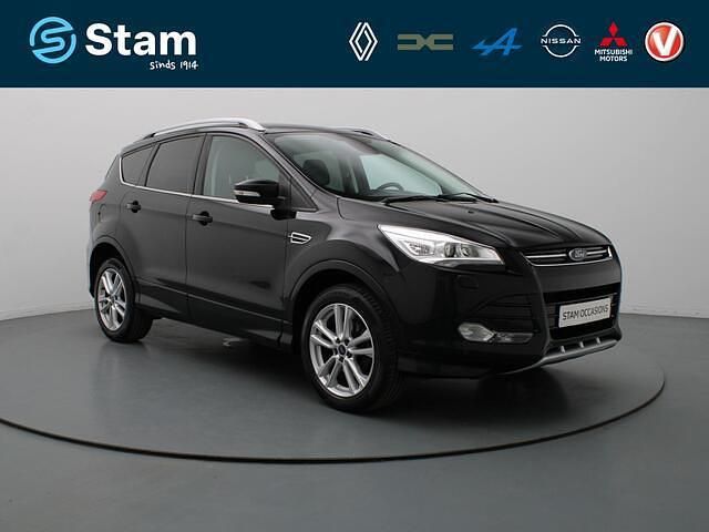Zwart Gebruikt 2016 Ford Kuga Titanium SUV | € 10.490 (Super prijs) - Afbeelding 1/4