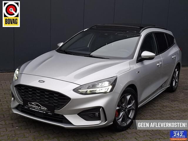 Grijs Occasion 2020 Ford Focus ST-Line Stationwagen | € 14.950 (Super prijs) - Afbeelding 1/4