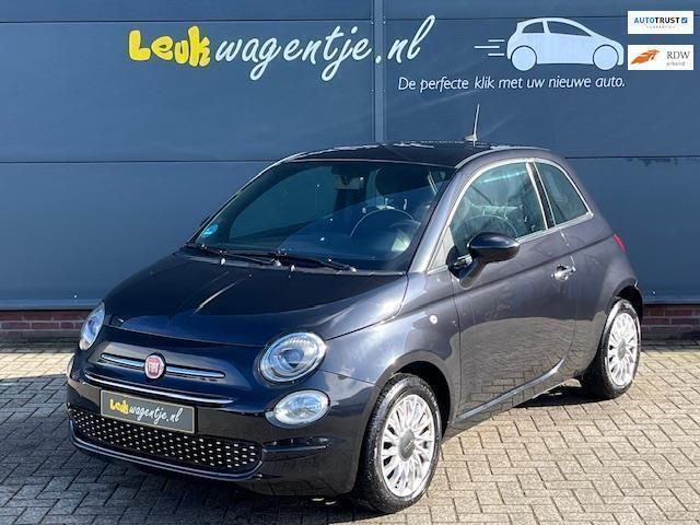 Zwart, metallic lak Gebruikt 2020 Fiat 500 Lounge Hatchback | € 12.440 (Eerlijke prijs) - Afbeelding 1/4