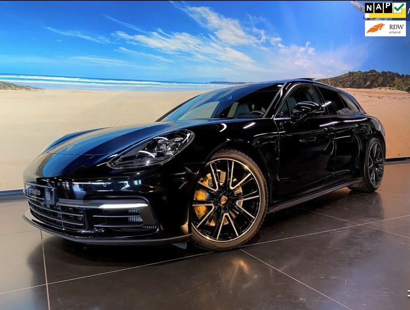 Zwart Gebruikt 2019 Porsche Panamera Sport Turismo Sedan | € 98.500 - Afbeelding 1/4