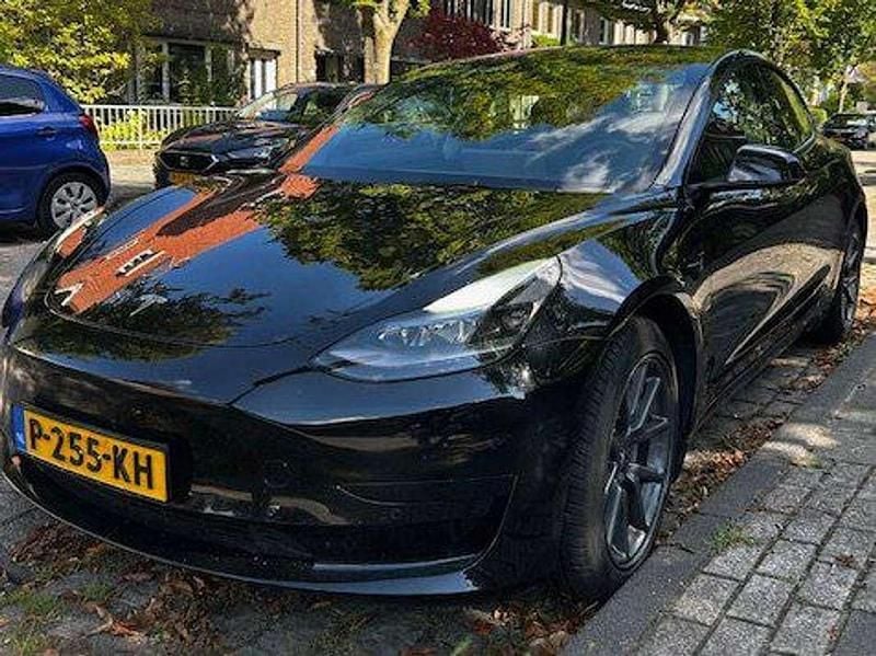 Zwart Gebruikt 2021 Tesla Model 3 RWD Sedan | € 21.500 (Super prijs) - Afbeelding 1/4