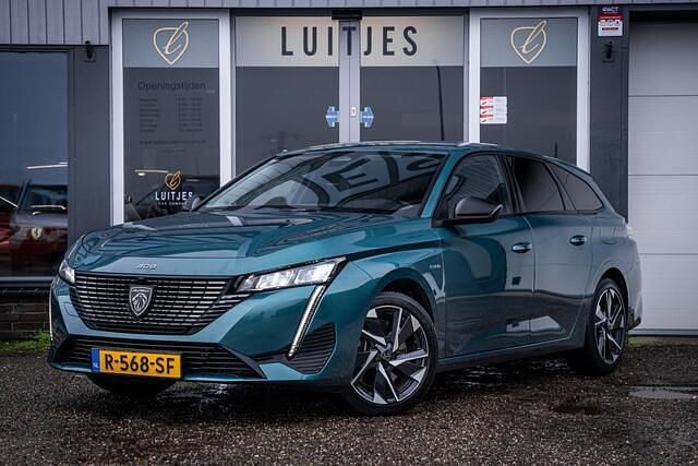 Blauw Gebruikt 2022 Peugeot 308 SW Allure Stationwagen | € 23.500 (Goede deal) - Afbeelding 1/4