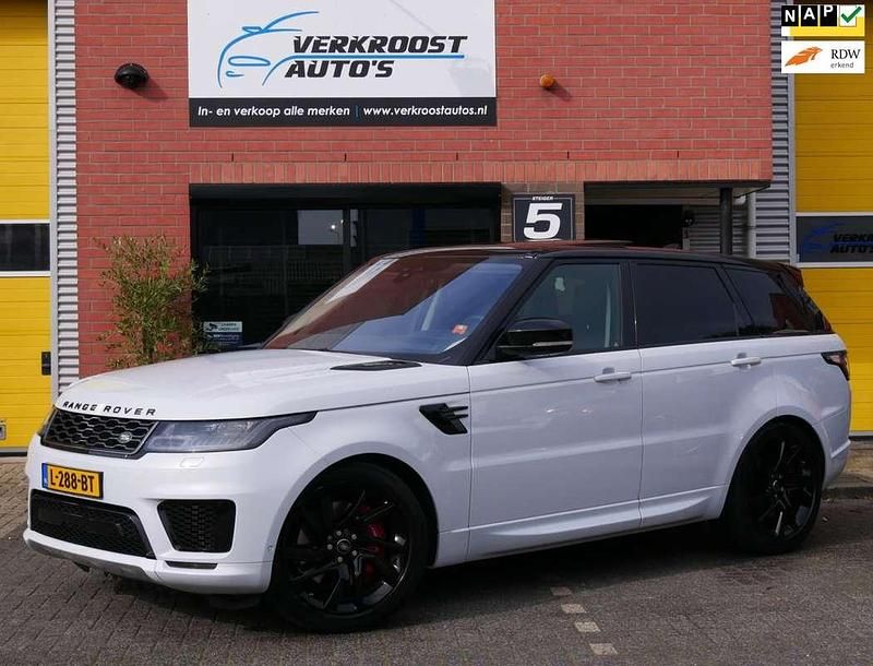 Wit, metallic lak Gebruikt 2019 Land Rover Range Rover Sport Autobiography Dynamic SUV | € 64.750 - Afbeelding 1/4