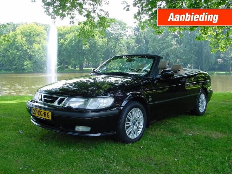 Zwart Occasion 2000 Saab 9-3 Cabriolet Cabriolet | € 3.750 (Eerlijke prijs) - Afbeelding 1/4