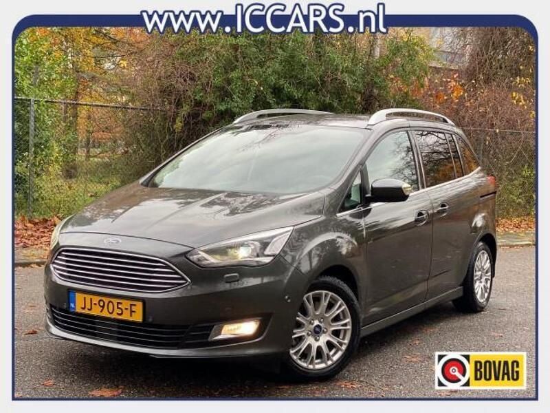 Grijs Gebruikt 2016 Ford Grand C-Max Titanium MPV | € 7.995 (Goede deal) - Afbeelding 1/3
