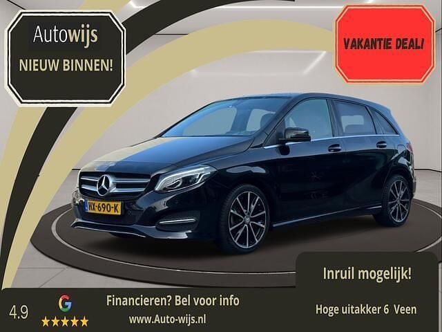 Zwart Gebruikt 2016 Mercedes B180 Ambition MPV | € 11.995 (Goede deal) - Afbeelding 1/4