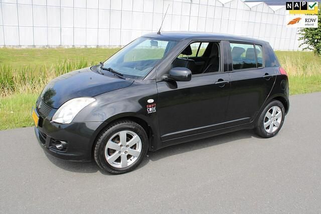 Zwart Gebruikt 2009 Suzuki Swift Comfort Hatchback | € 4.450 (Eerlijke prijs) - Afbeelding 1/4