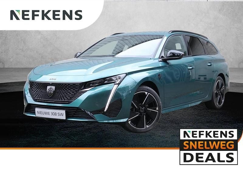 Blauw Nieuw 2025 Peugeot e-308 GT Hatchback | € 40.895 (Eerlijke prijs) - Afbeelding 1/4
