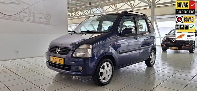 Blauw Gebruikt 2000 Opel Agila Elegance Hatchback | € 1.600 (Eerlijke prijs) - Afbeelding 1/4