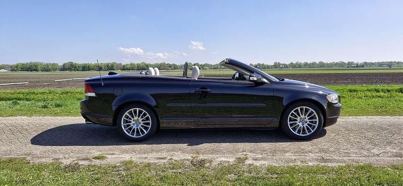 Zwart Gebruikt 2008 Volvo C70 Summum Cabriolet | € 9.999 (Super prijs) - Afbeelding 1/4