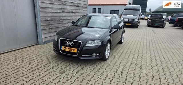 Zwart Gebruikt 2012 Audi A3 Sportback Ambition Hatchback | € 6.850 (Eerlijke prijs) - Afbeelding 1/4