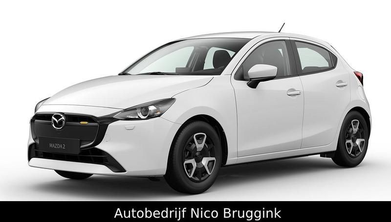 Wit Gebruikt 2024 Mazda 2 Center-Line Hatchback | € 21.950 (Eerlijke prijs) - Afbeelding 1/4