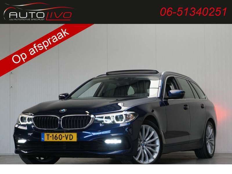 Blauw, metallic lak Gebruikt 2019 BMW 520 Executive Stationwagen | € 28.995 (Goede deal) - Afbeelding 1/4