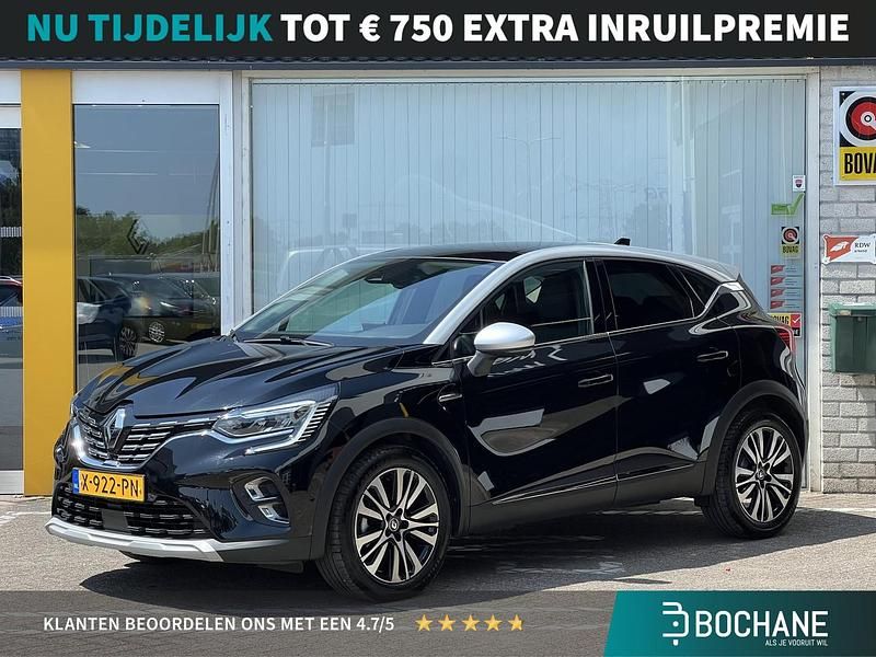 Twotone noir étoilé (gne) & gris higland (kqa) Gebruikt 2024 Renault Captur Iconic SUV | € 29.900 (Iets duurder) - Afbeelding 1/4