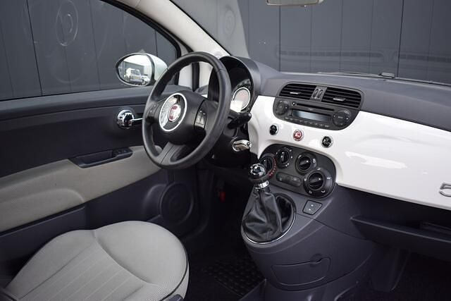 Wit Gebruikt 2012 Fiat 500 Lounge Hatchback | € 4.950 (Eerlijke prijs) - Afbeelding 1/4