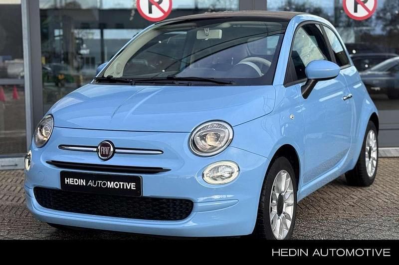 Blauw Occasion 2017 Fiat 500 Pop Star Cabriolet | € 11.400 (Eerlijke prijs) - Afbeelding 1/4