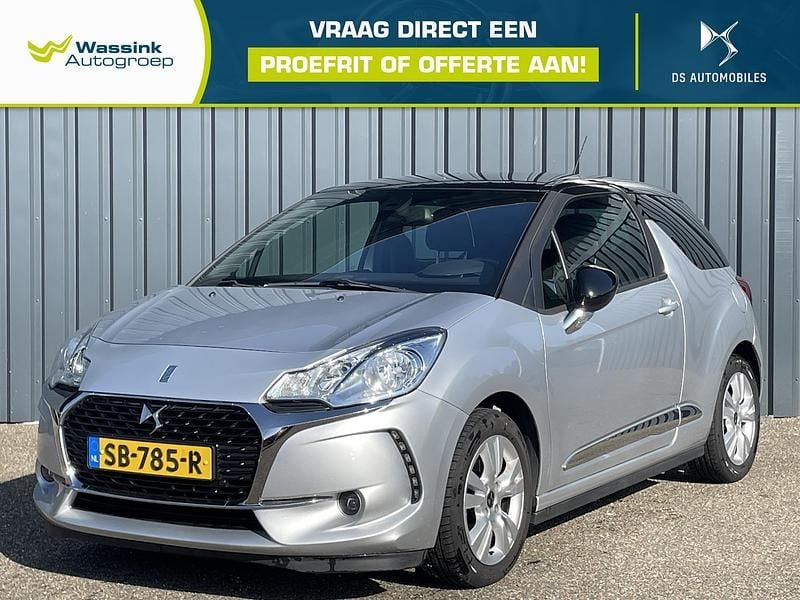Grijs Gebruikt 2018 DS Automobiles DS3 Business Hatchback | € 10.895 (Eerlijke prijs) - Afbeelding 1/4