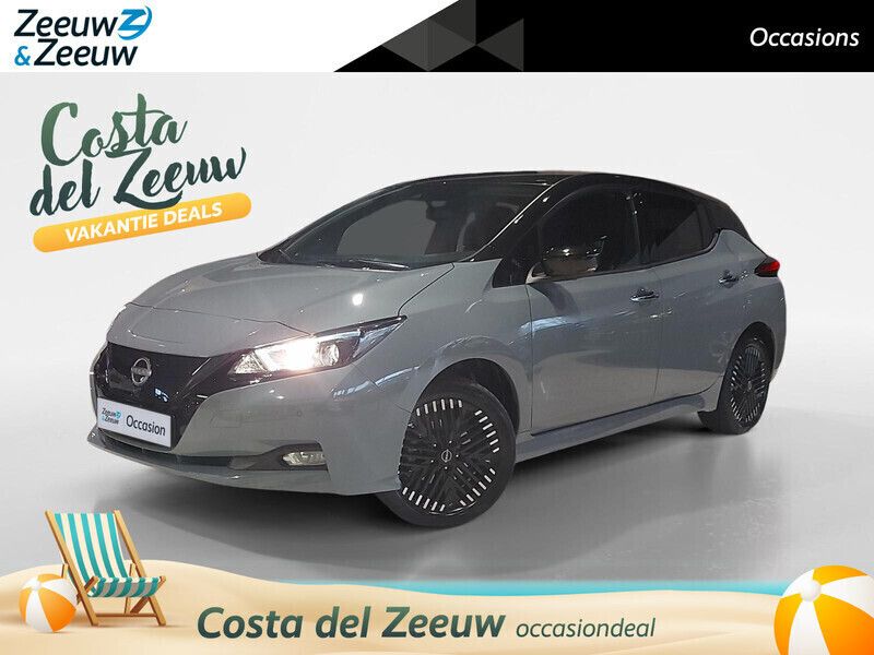 Twotone(ceramic grey & black) Gebruikt 2022 Nissan Leaf N-Connecta Hatchback | € 20.895 (Eerlijke prijs) - Afbeelding 1/4