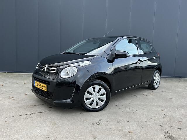 Zwart (metallic) Gebruikt 2019 Citroën C1 Feel Hatchback | € 6.450 (Goede deal) - Afbeelding 1/4