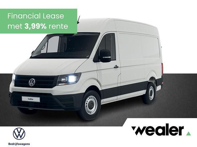Wit Nieuw 2024 VW Crafter Trendline Van | € 43.795 - Afbeelding 1/4