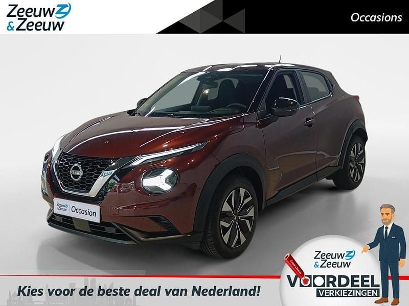 Rood Gebruikt 2023 Nissan Juke Acenta SUV | € 21.895 (Eerlijke prijs) - Afbeelding 1/4