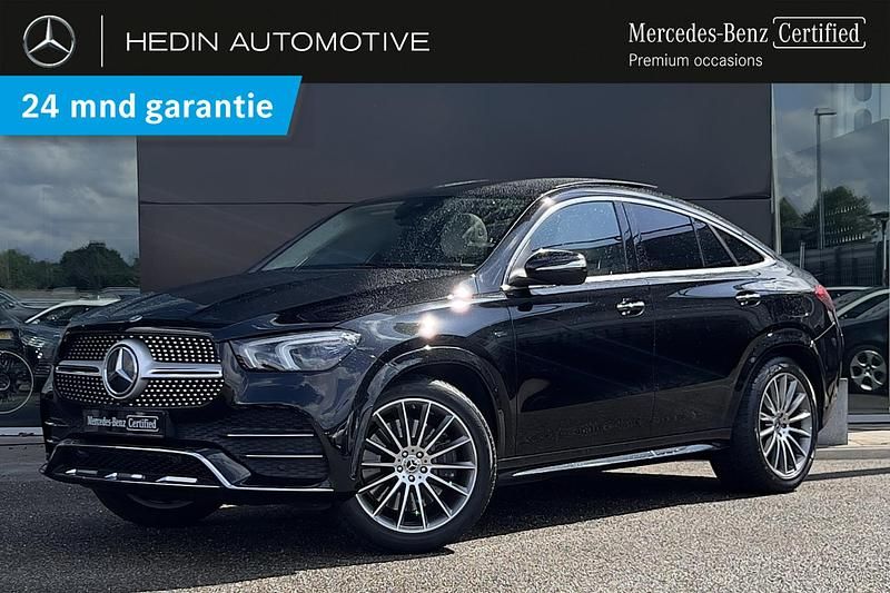 Zwart Gebruikt 2021 Mercedes GLE350e AMG line Coupé | € 69.900 (Eerlijke prijs) - Afbeelding 1/4