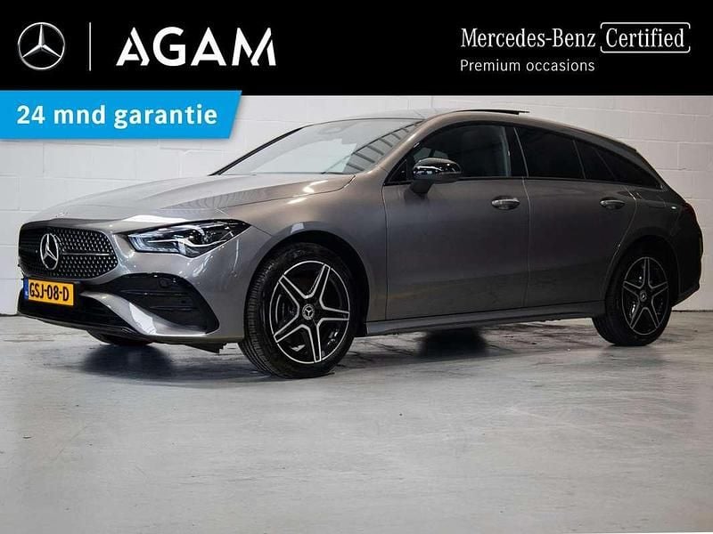 Grijs Gebruikt 2024 Mercedes CLA250e Shooting Brake AMG line Stationwagen | € 38.950 (Eerlijke prijs) - Afbeelding 1/4