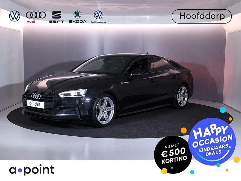 Zwart Gebruikt 2020 Audi A5 Sportback S-Line Hatchback | € 30.749 (Goede deal) - Afbeelding 1/3