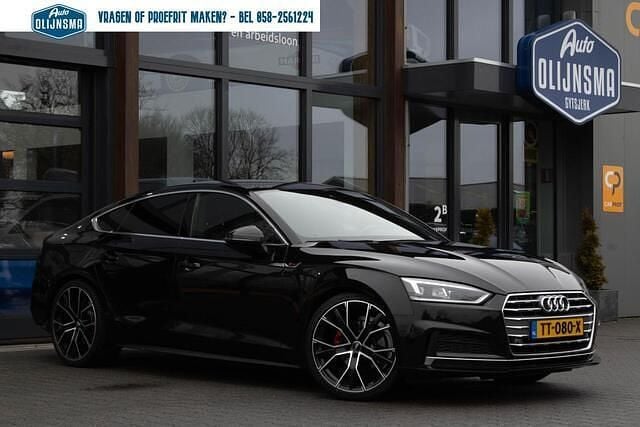 Occasion Audi A5 Sportback S-Line 150 PK (110 kW) 2018 Zwart Hatchback