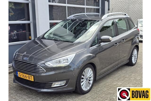 Grijs Gebruikt 2019 Ford Grand C-Max Titanium MPV | € 15.950 (Eerlijke prijs) - Afbeelding 1/4