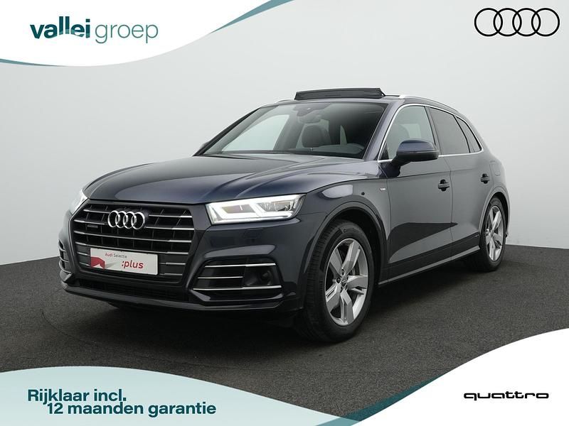 Blauw (metallic) Occasion 2020 Audi Q5 S-Line SUV | € 38.600 (Eerlijke prijs) - Afbeelding 1/4