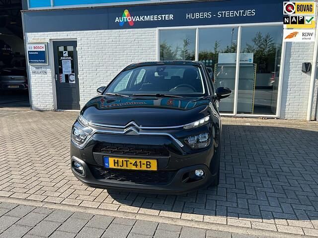 Zwart Gebruikt 2022 Citroën C3 Feel Hatchback | € 13.250 (Eerlijke prijs) - Afbeelding 1/4