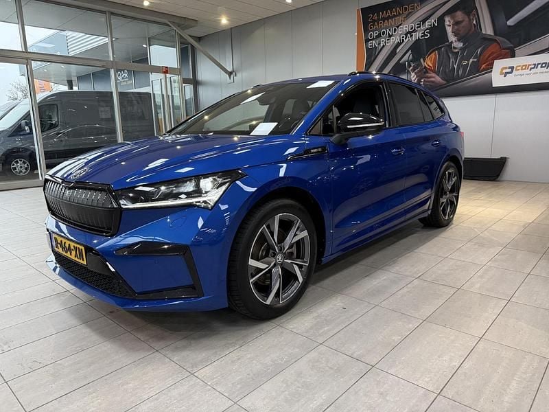 Occasion Skoda Enyaq iV SportLine 150 kW (204 PK) 2022 Blauw SUV