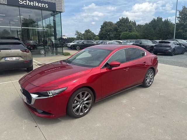 Rood Gebruikt 2020 Mazda 3 Sedan | € 19.900 (Super prijs) - Afbeelding 1/4